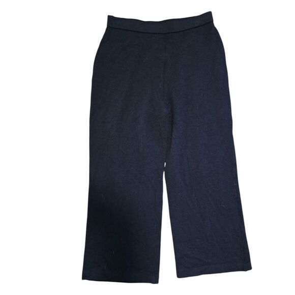 ST. JOHN Womens Basic Santana Knit Elastic Waist Trouser Pants Black Size 6 - Picture 1 of 13